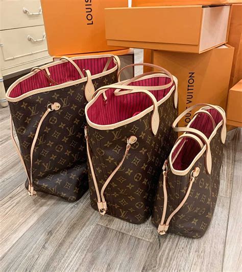 louis vuitton neverfull bag size|louis vuitton bag size chart.